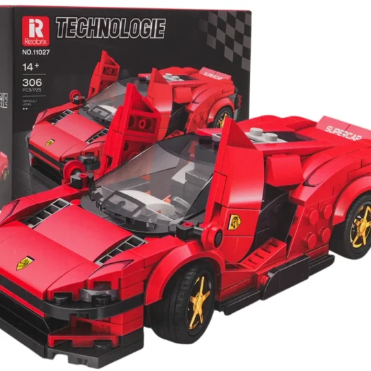 Crveni Sportski Automobil Set Od 306 Kockica 1