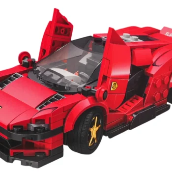 Crveni Sportski Automobil Set Od 306 Kockica 2