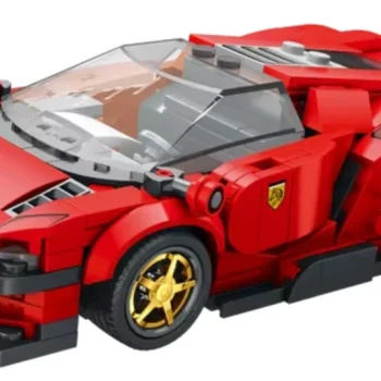 Crveni Sportski Automobil Set Od 306 Kockica 4