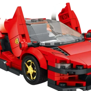 Crveni Sportski Automobil Set Od 306 Kockica 5