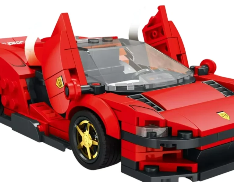 Crveni Sportski Automobil Set Od 306 Kockica 5