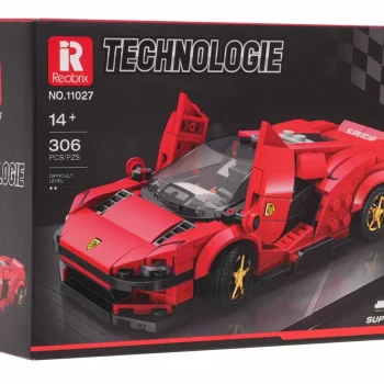 Crveni Sportski Automobil Set Od 306 Kockica 6