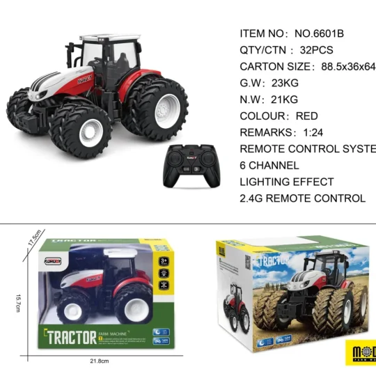 Crveni Traktor Na Daljinsko Upravljanje 1