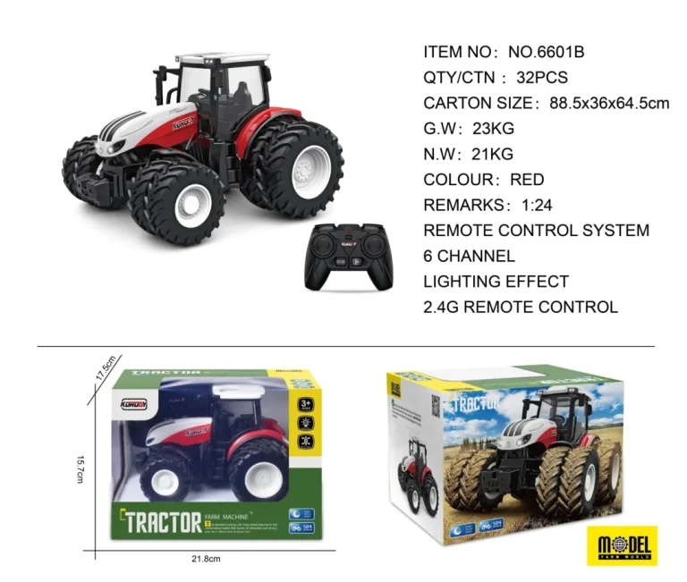 Crveni Traktor Na Daljinsko Upravljanje 1