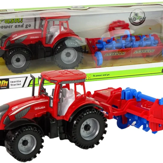 Crveni Traktor S Frikcionim Pogonom Pluga 1