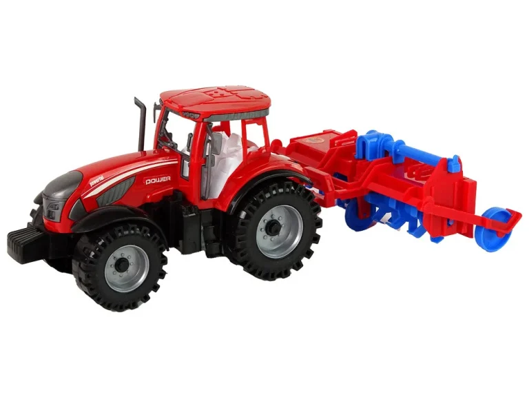 Crveni Traktor S Frikcionim Pogonom Pluga 2