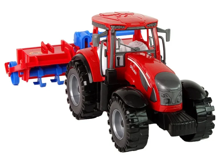 Crveni Traktor S Frikcionim Pogonom Pluga 7