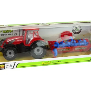 Crveni Traktor S Frikcionim Pogonom Pluga 8