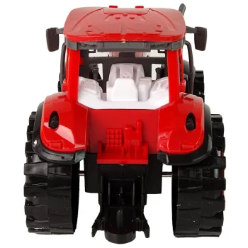 Crveni Traktor S Narančastim Pogonom Kultivatora 5
