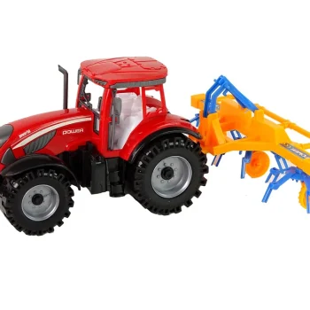 Crveni Traktor S Pogonom Trenja Grablja 2
