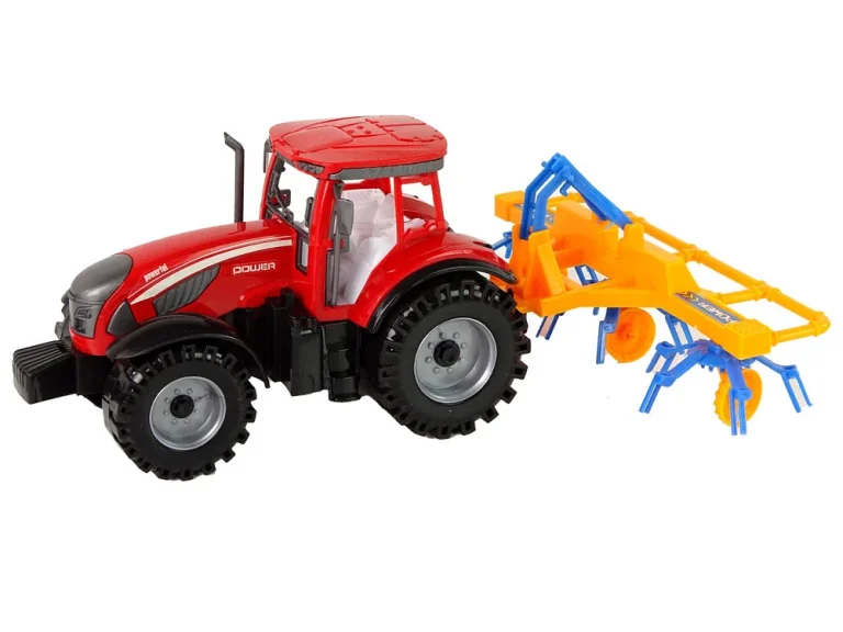 Crveni Traktor S Pogonom Trenja Grablja 2
