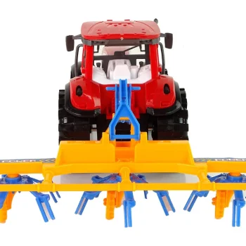 Crveni Traktor S Pogonom Trenja Grablja 4