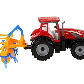 Crveni Traktor S Pogonom Trenja Grablja 5