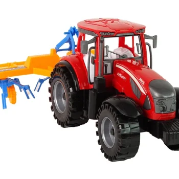 Crveni Traktor S Pogonom Trenja Grablja 6