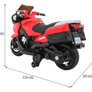 Crveni Trkački Motor, Crvena Motor Na Akumulator 3