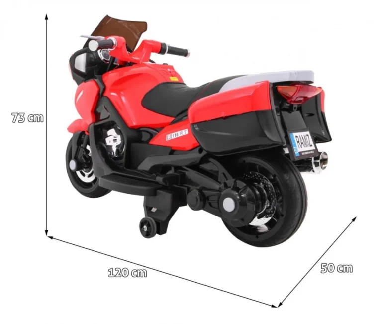 Crveni Trkački Motor, Crvena Motor Na Akumulator 3