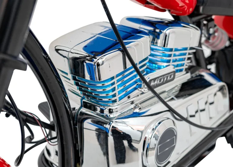 Crveno Motorno Vozilo Chopper Warrior Motor Na Akumulator 19