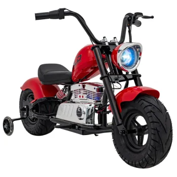 Crveno Motorno Vozilo Chopper Warrior Motor Na Akumulator 5