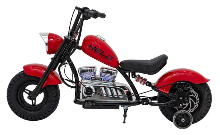 Crveno Motorno Vozilo Chopper Warrior Motor Na Akumulator 6