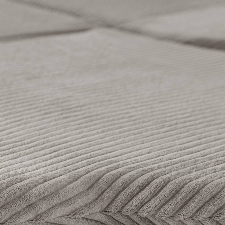 Cvjetna Podloga Plush Nest, 115x115x5cm, Bež, Vrhunski Kord, Pahuljasti Cvijet 6