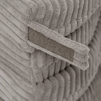 Cvjetna Podloga Plush Nest, 115x115x5cm, Bež, Vrhunski Kord, Pahuljasti Cvijet 9