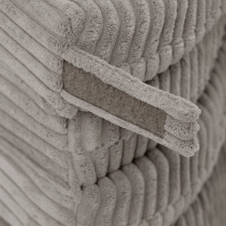 Cvjetna Podloga Plush Nest, 115x115x5cm, Bež, Vrhunski Kord, Pahuljasti Cvijet 9