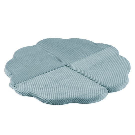 Cvjetna Podloga Plush Nest, 115x115x5cm, Plava, Vrhunski Kord, Pahuljasti Cvijet 1