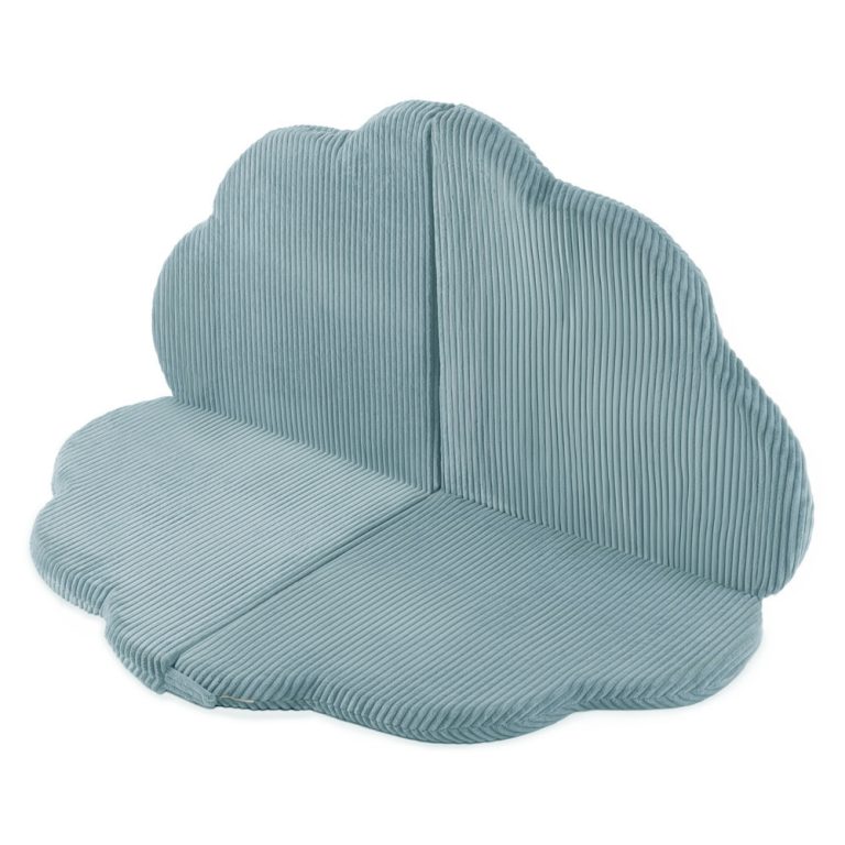 Cvjetna Podloga Plush Nest, 115x115x5cm, Plava, Vrhunski Kord, Pahuljasti Cvijet 3