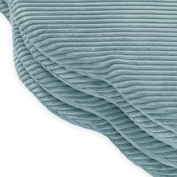 Cvjetna Podloga Plush Nest, 115x115x5cm, Plava, Vrhunski Kord, Pahuljasti Cvijet 7