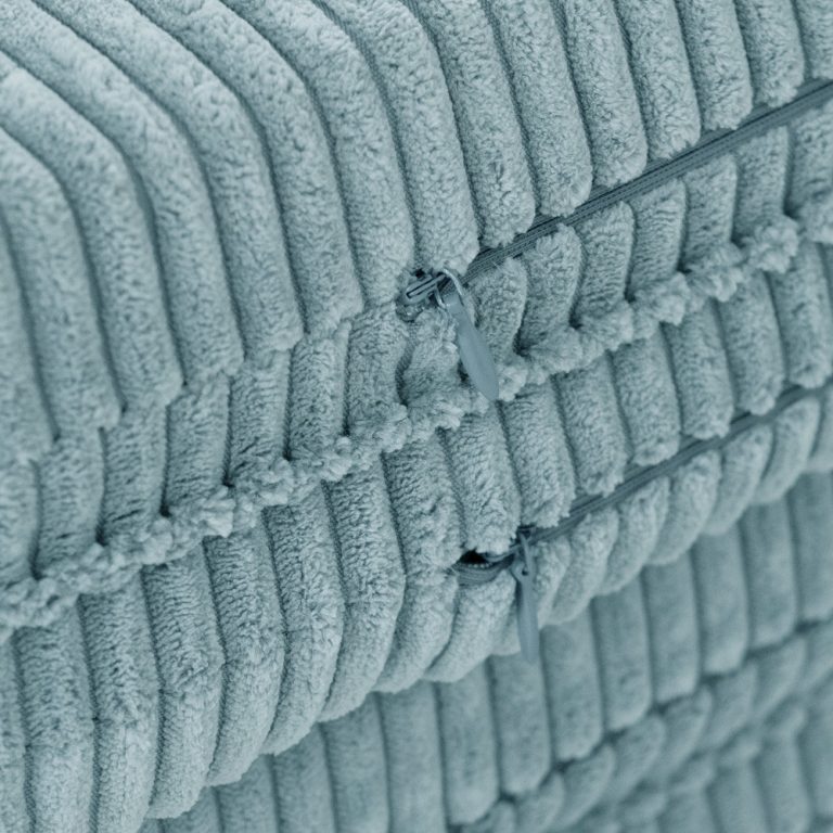 Cvjetna Podloga Plush Nest, 115x115x5cm, Plava, Vrhunski Kord, Pahuljasti Cvijet 8