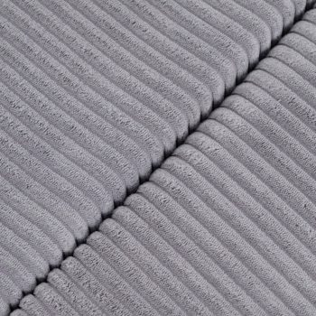 Cvjetna Podloga Plush Nest, 115x115x5cm, Siva, Vrhunski Kord, Pahuljasti Cvijet 2