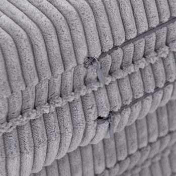 Cvjetna Podloga Plush Nest, 115x115x5cm, Siva, Vrhunski Kord, Pahuljasti Cvijet 8