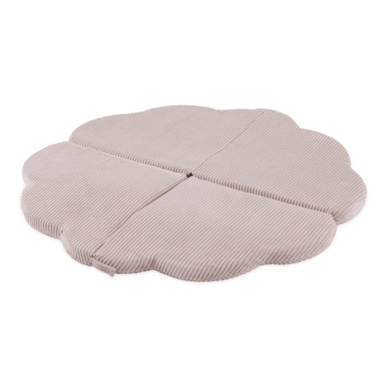 Cvjetna Podloga Plush Nest, 115x115x5cm, Svijetlo Ružičasta, Vrhunski Kord, Pahuljasti Cvijet 1