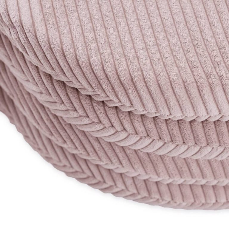 Cvjetna Podloga Plush Nest, 115x115x5cm, Svijetlo Ružičasta, Vrhunski Kord, Pahuljasti Cvijet 2