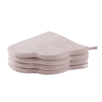 Cvjetna Podloga Plush Nest, 115x115x5cm, Svijetlo Ružičasta, Vrhunski Kord, Pahuljasti Cvijet 3