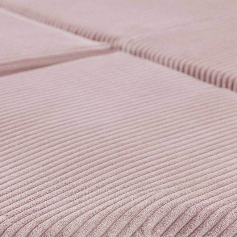 Cvjetna Podloga Plush Nest, 115x115x5cm, Svijetlo Ružičasta, Vrhunski Kord, Pahuljasti Cvijet 5