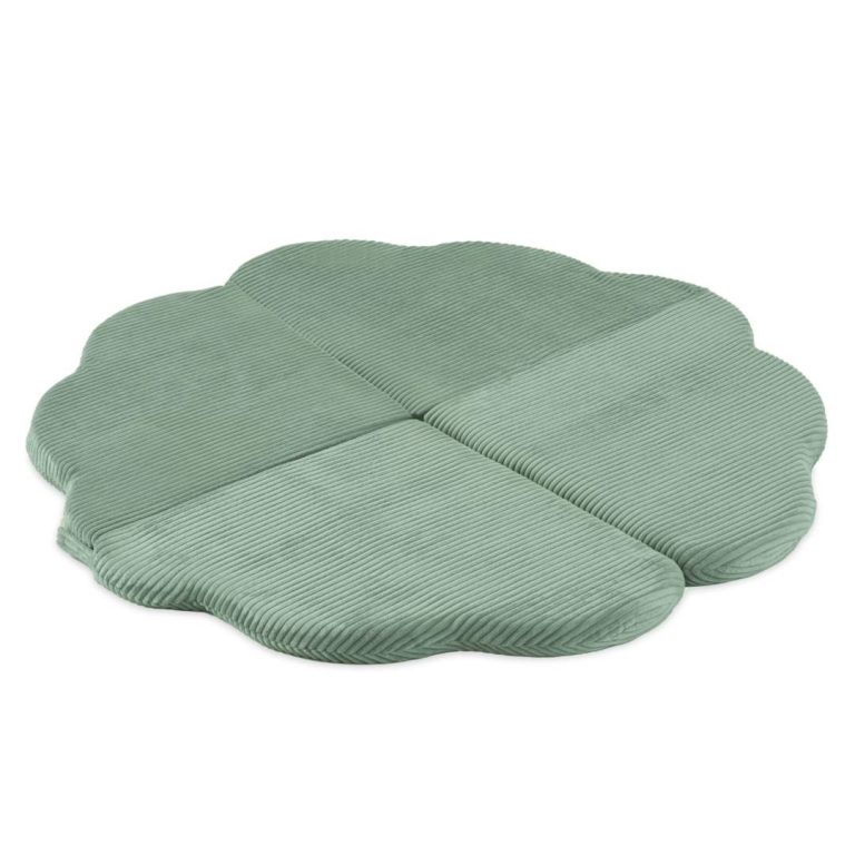 Cvjetna Podloga Plush Nest, 115x115x5cm, Zelena, Vrhunski Kord, Pahuljasti Cvijet 1