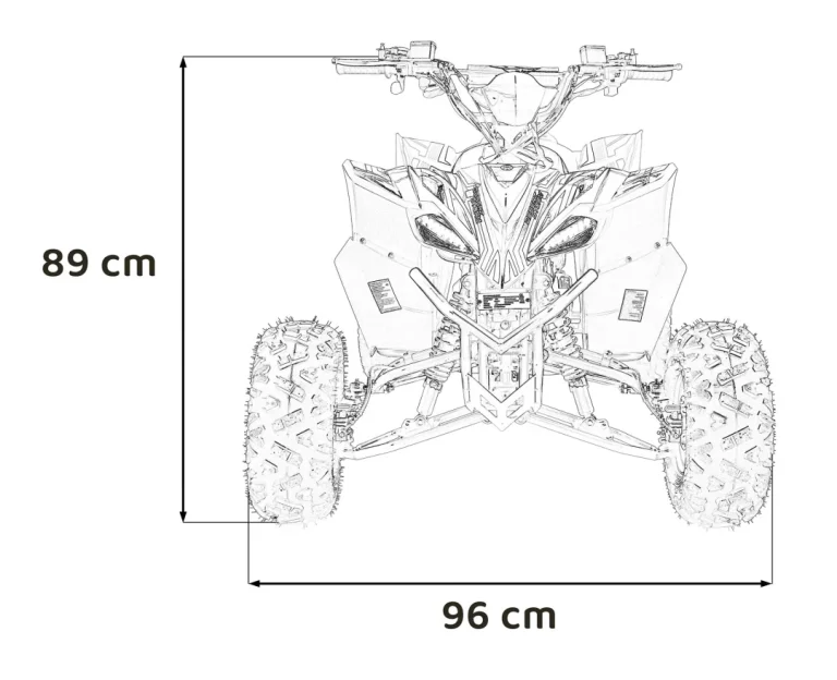 Desert Storm Lift Quad Vozilo Narančasti Quad Na Akumulator 2