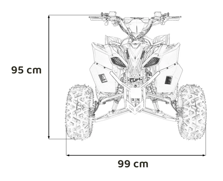 Desert Storm Lift Crveni Benzinski Quad 2