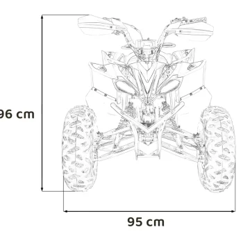 Desert Storm Benzinski Quad Narančasti 2
