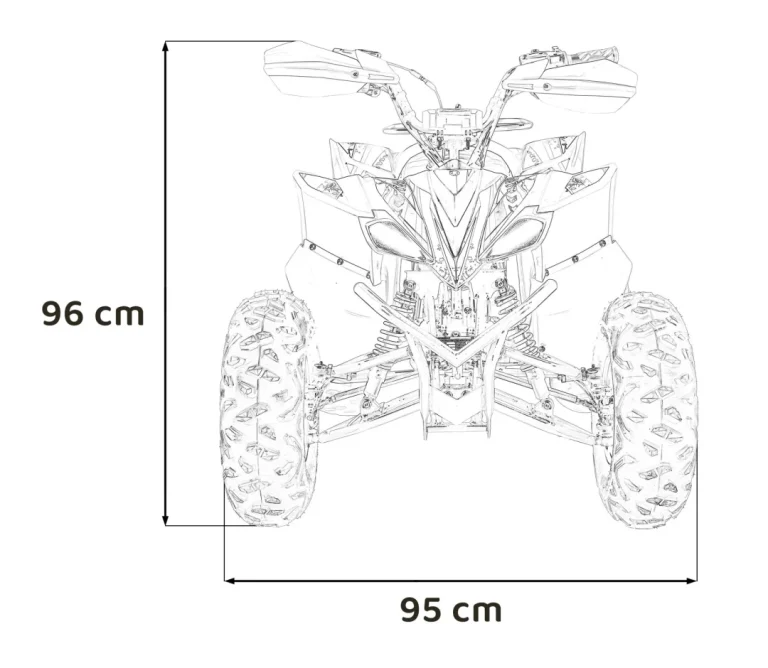Desert Storm Benzinski Quad Narančasti 2