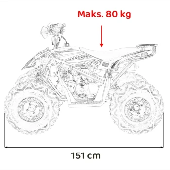 Desert Storm Benzinski Quad Narančasti 3