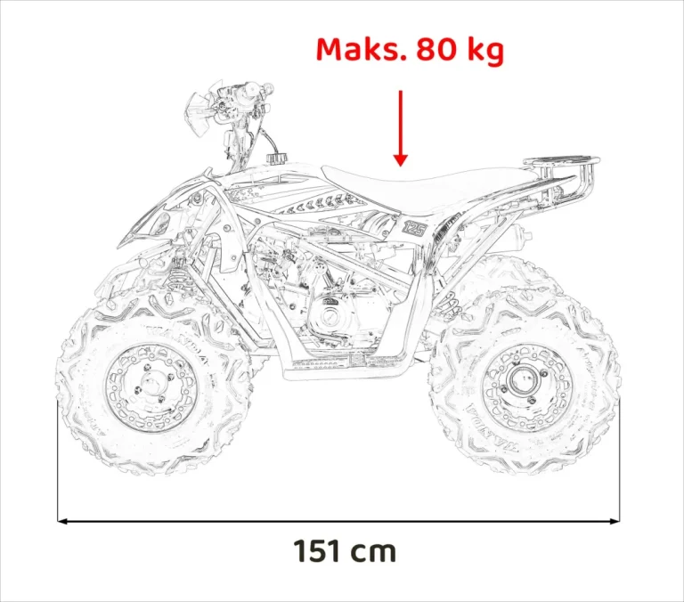 Desert Storm Benzinski Quad Narančasti 3