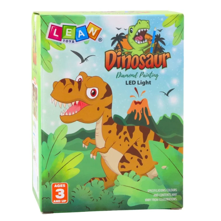 Diy Dinosauri U Staklenci Kreativni Komplet Noćno Svjetlo S Daljinskim Upravljačem 3