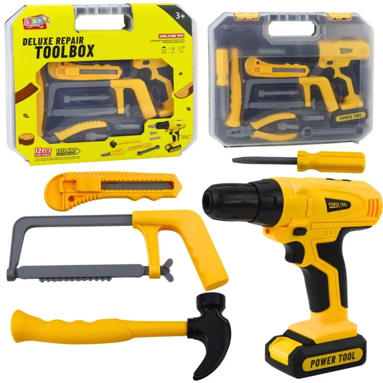 Diy Kit Bušilica Odvijač Alati Svjetla Zvukovi Kofer 1