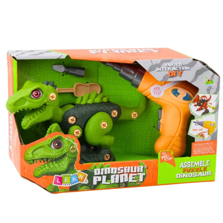 Diy Dinosaur Za Uvrtanje Sa Zelenom Bušilicom 4