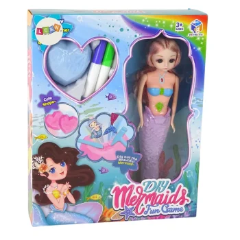 Diy Komplet Za Iskapanje Blaga Sirene, Ljubičasta 4