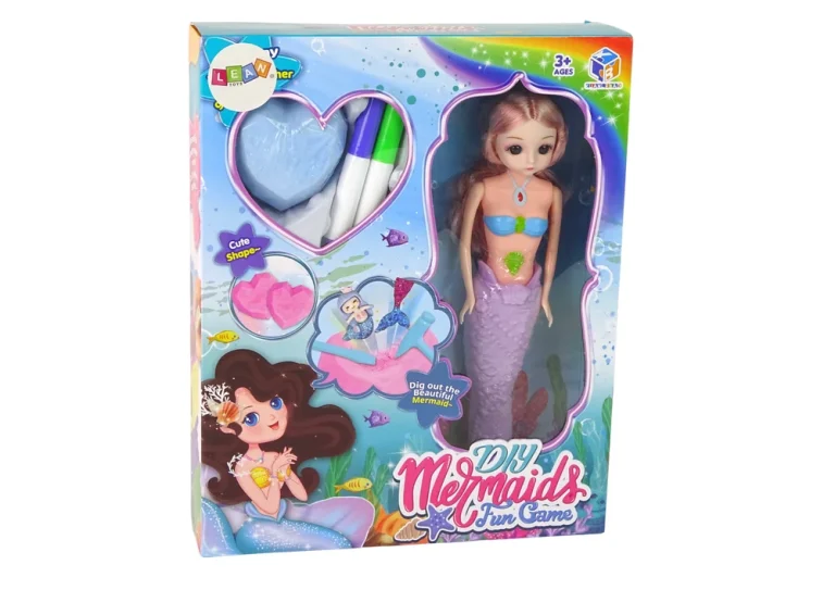 Diy Komplet Za Iskapanje Blaga Sirene, Ljubičasta 4