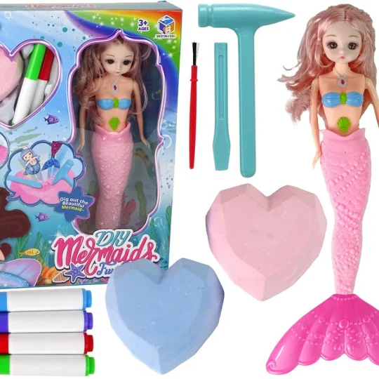 Diy Komplet Za Iskapanje Blaga Sirene, Ružičasta 1