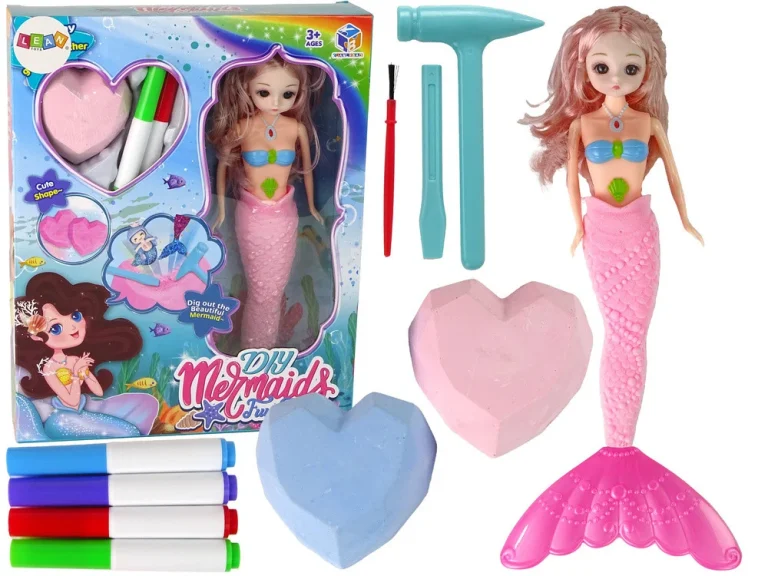Diy Komplet Za Iskapanje Blaga Sirene, Ružičasta 1